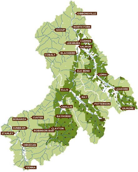 The Basin map
